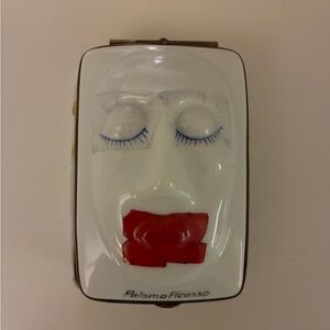 Paloma Picasso Masks Dubarry Limoges Limited Edition Trinket Box